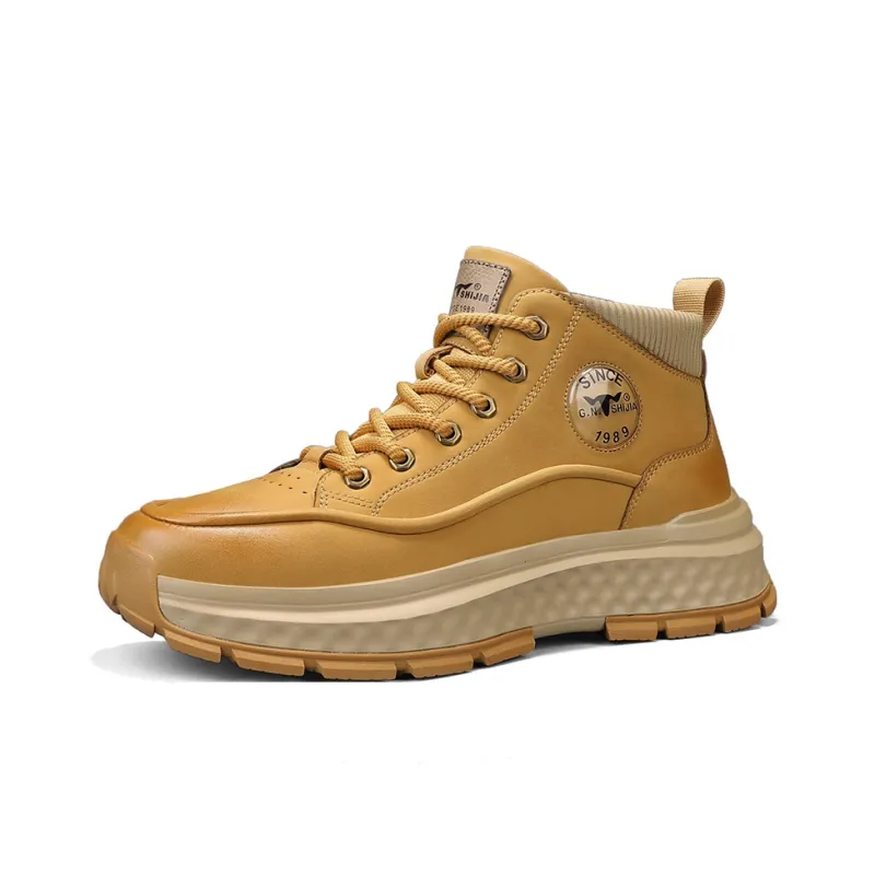 G.N.SHIJIA Short Martin Boot 5CM Men's-1