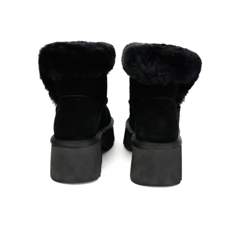 ABIDJAN Warm Winter Series Height Increasing Crew Snow Boots Women's-9