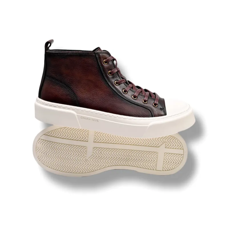 Brounvanm High-Top Skateboard Shoes Men's-5
