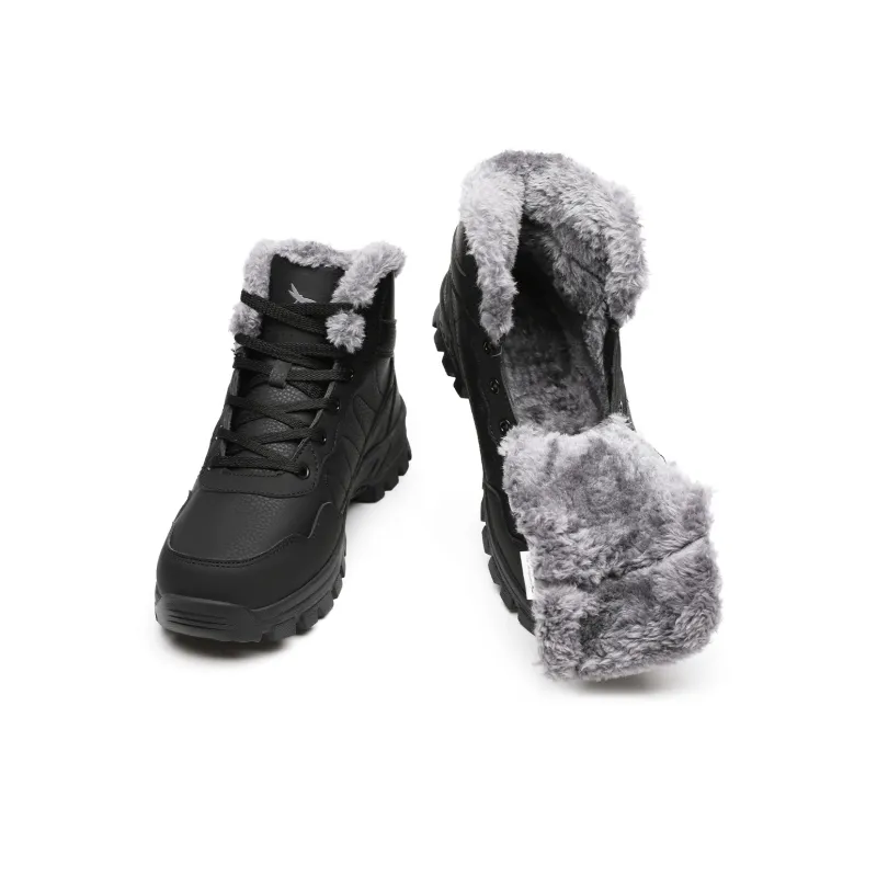 RED DRAGONFLY Snow Boots Men Black-3