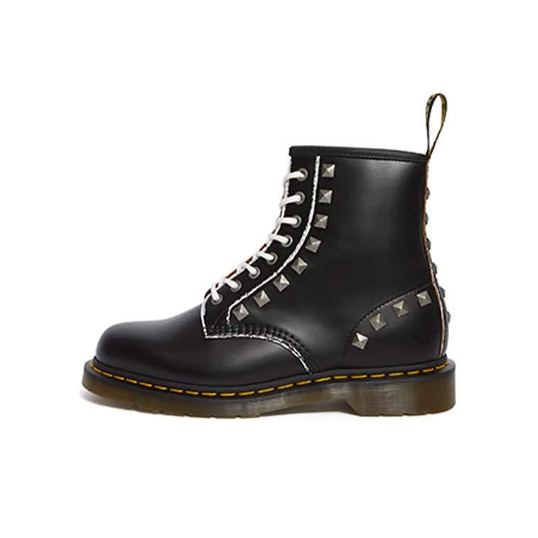 Dr.Martens 1460 Stud 8 Martin Boots Black Unisex-0
