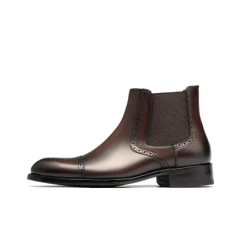 ROBERTA DI CAMERINO Chelsea Boots Men's Dark Brown