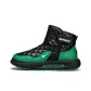 Black Green-Fleece-Lined