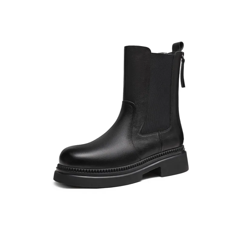 RED DRAGONFLY Chelsea Boots Medium Heel Women's-0