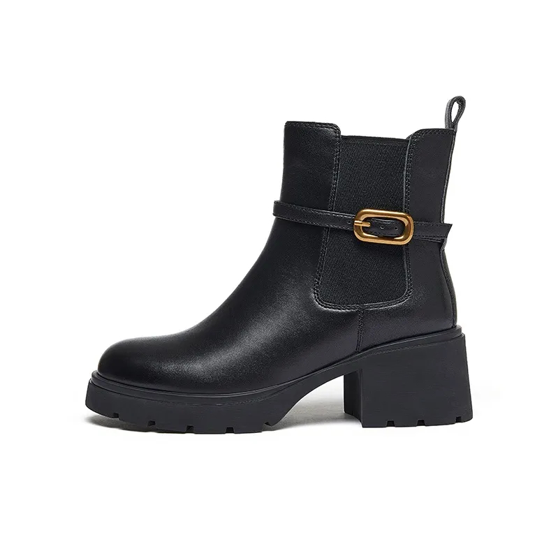 CAMEL Short Chelsea Boots Women's-0