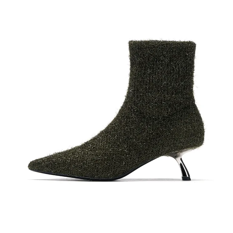 73Hours Green Forest Ankle Boots 5.5cm Women's-5