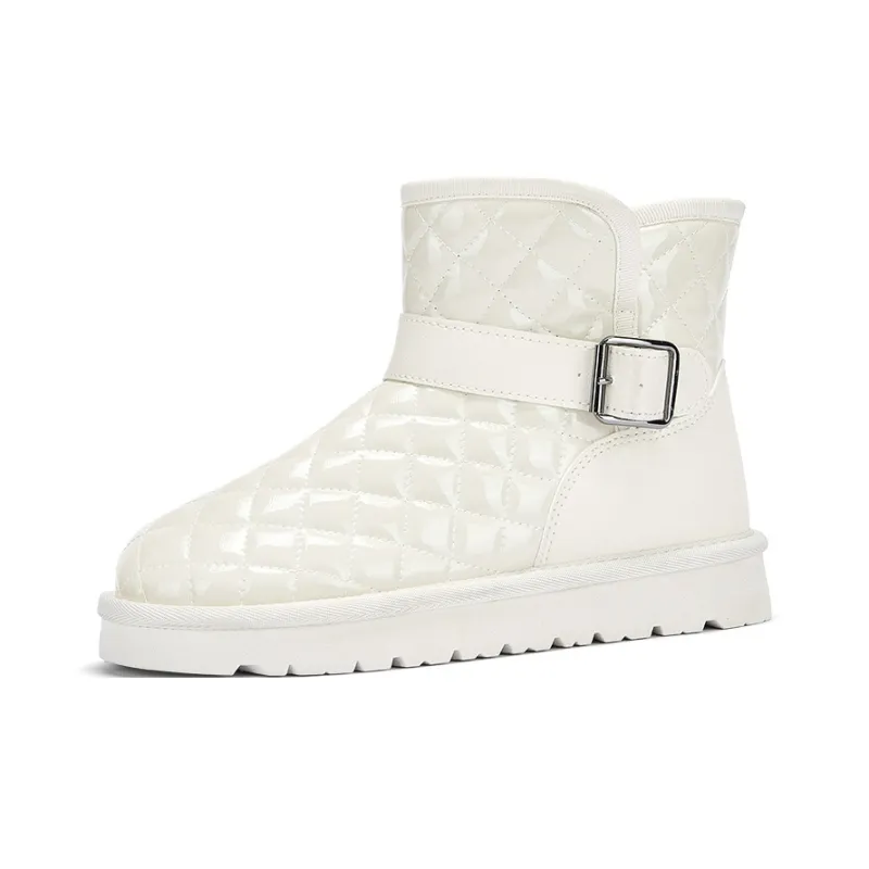 Warrior Warm Height Increasing Short Mid-Calf Snow Boots Women's-6