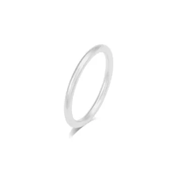 GLOIRE S925 Silver Rings Unisex Gentle Elegance Minimalist Style Fashion Pinky Ring Versatile Commuter Style