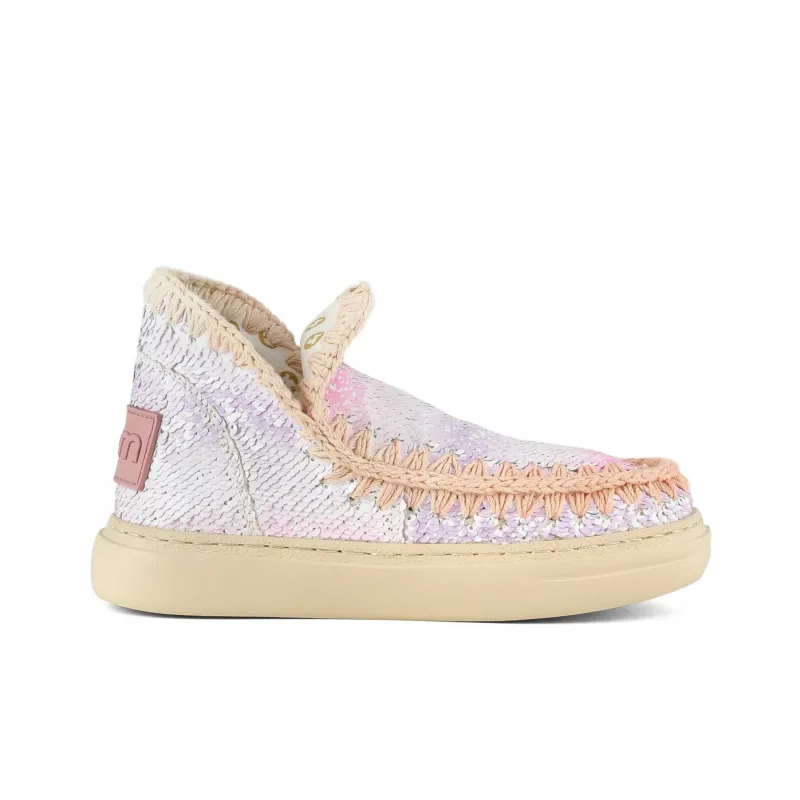 MOU Ankle Boots Women's Gradient Pink-1
