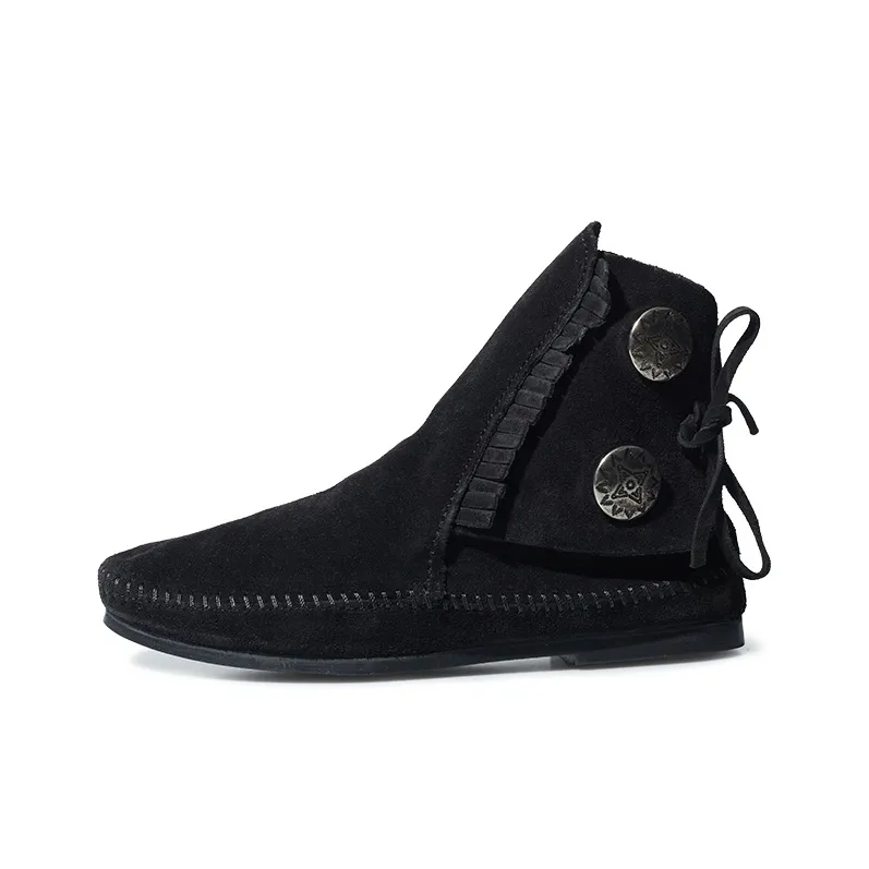 MINNETONKA Ankle Boots Women's Black-0