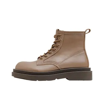 MADEN Short Martin Boot Men's Wild Chestnut Brown