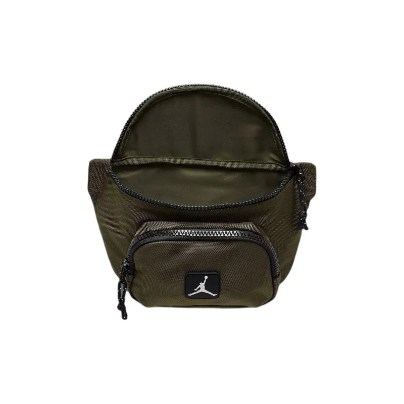 Jordan Polyester One Shoulder Crossbody Fanny Pack Unisex Olive-3