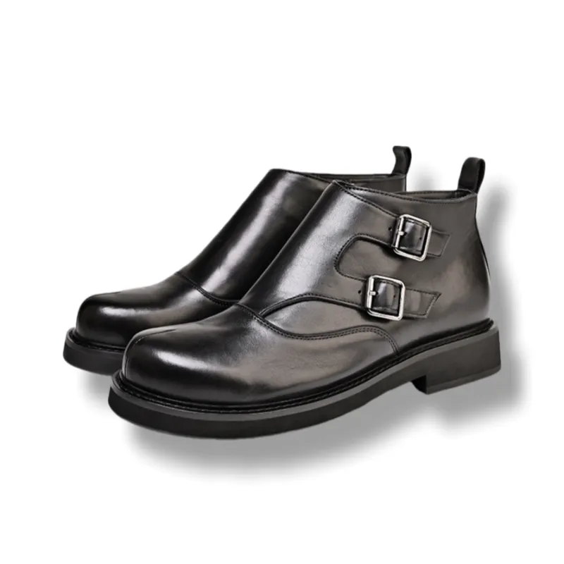 Brounvanm Ankle Boots Men's Black-1