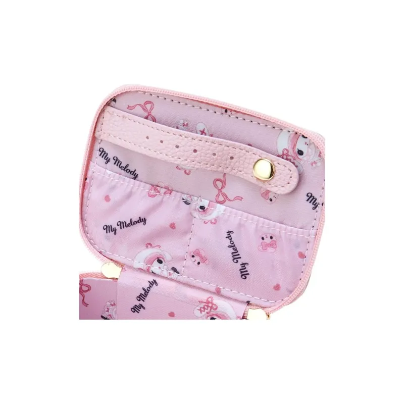 Sanrio Polyester Jewelry Box Makeup Bag Regular Women's Pink-3