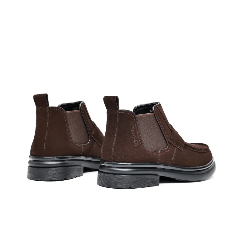 C°BANNER Short Chelsea Boots Men's Brown-4