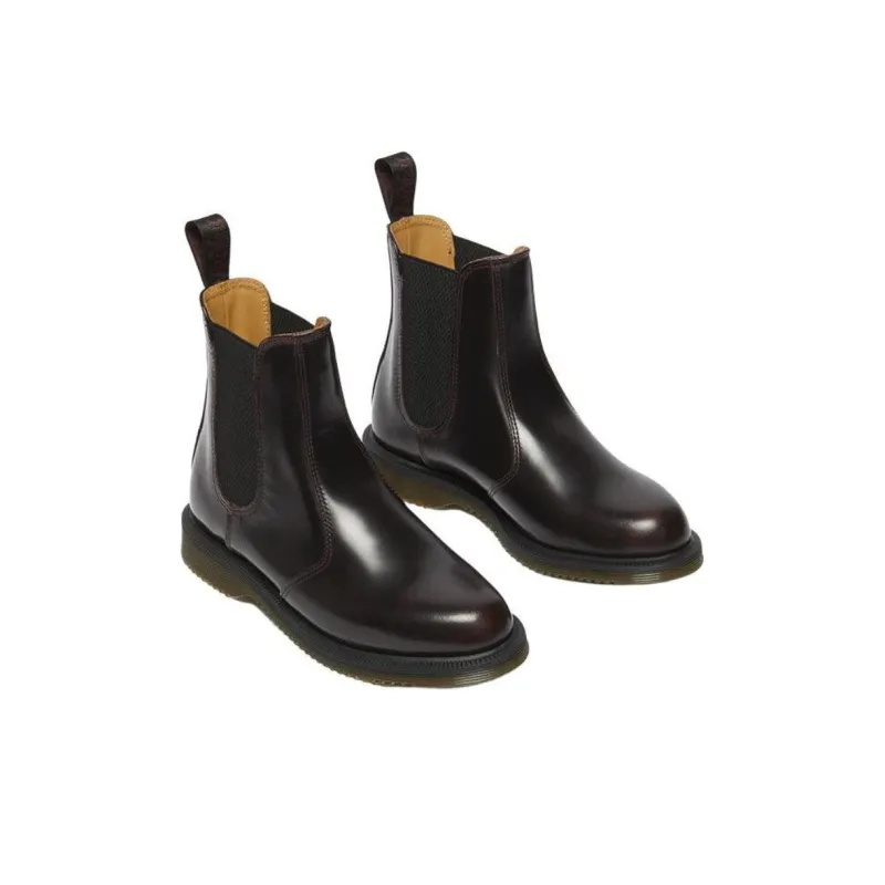 Dr.Martens Short Chelsea Boots Women's Cherry Red-1