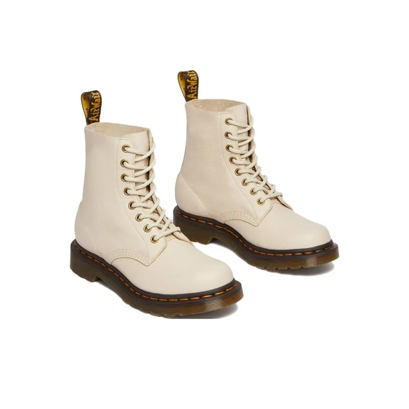 Dr.Martens 1460 Pascal Virginia Leather Boots 'Parchment Beige' Women's-2