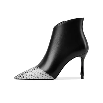 HAOYASENNU Ankle Boots 8cm Women's