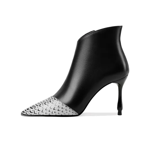 HAOYASENNU Ankle Boots 8cm Women's