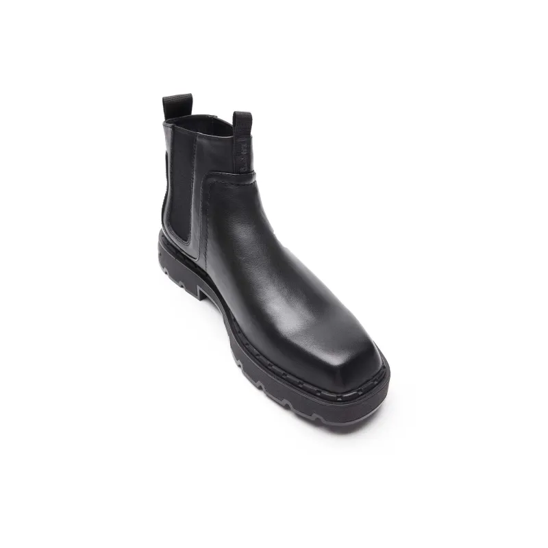 Cabbeen Advanced Niche Crew Chelsea Boots Men's Black Romantic Confessions-4