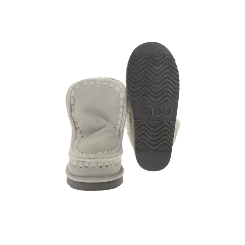 MOU Short Mid-Calf Snow Boots Women's Light Gray-5