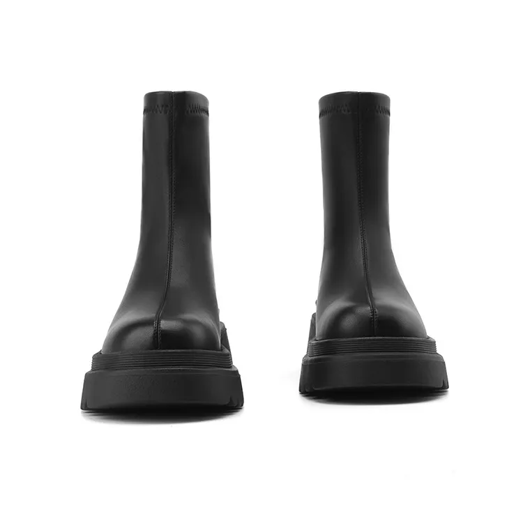 DAPHNE Ankle Boots Women's Black/Brown-3