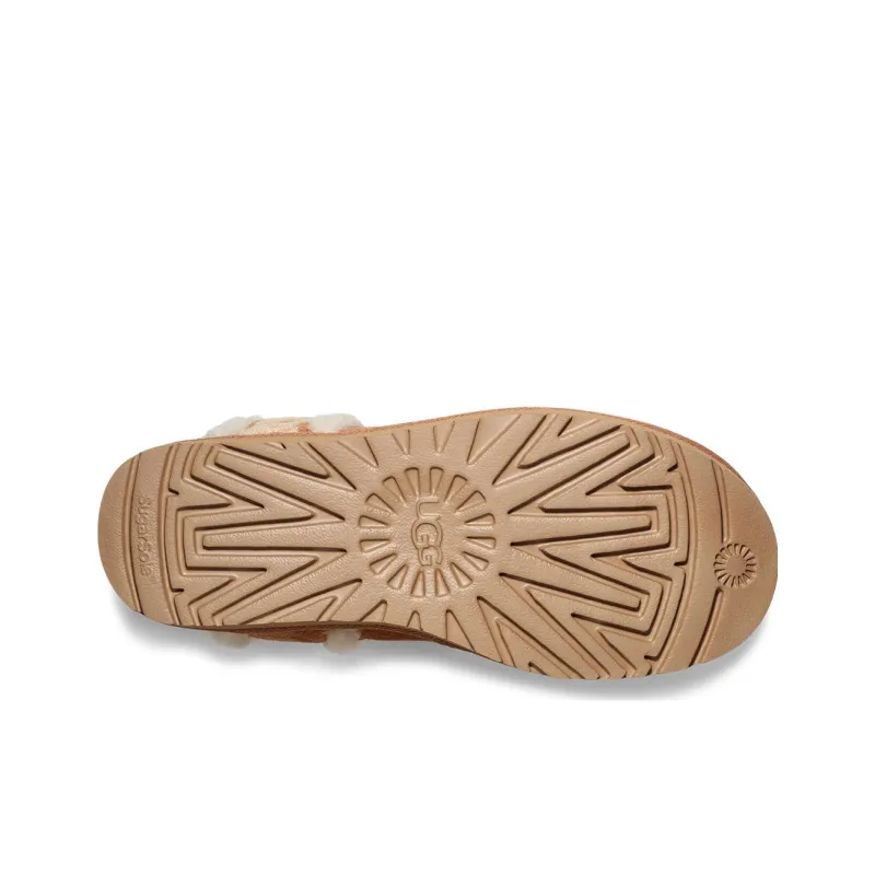 UGG Classic Mini Shearling Logo 'Chestnut' Women's-4