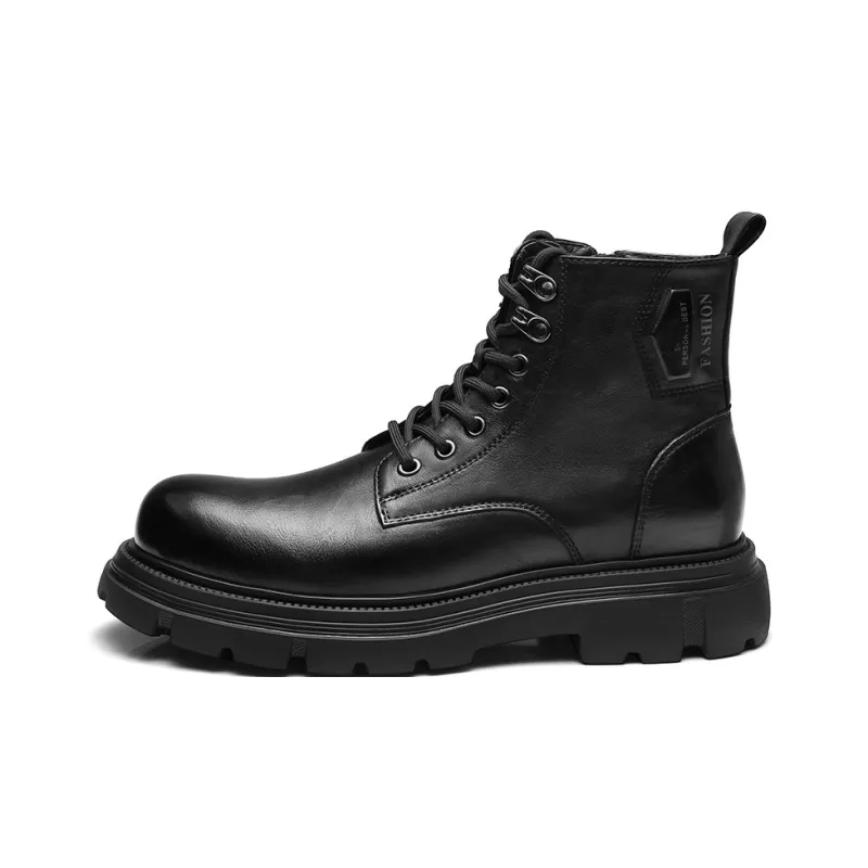 Strongman 3515 Martin Boot Men's Black Brown-1