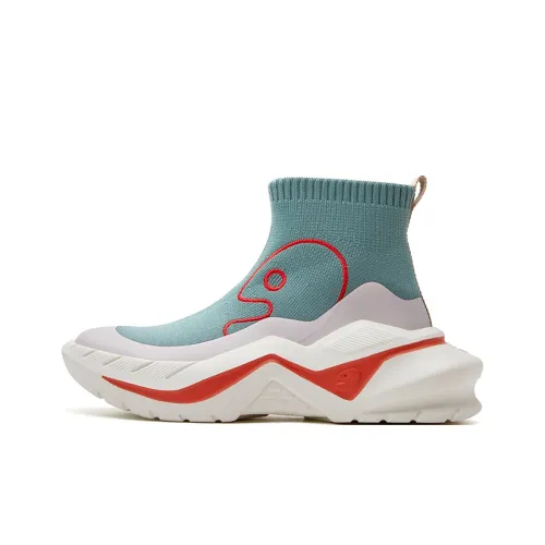 U.IN Painted Travel Shoes-Clarks 4-Color Collection Ankle Boots Unisex