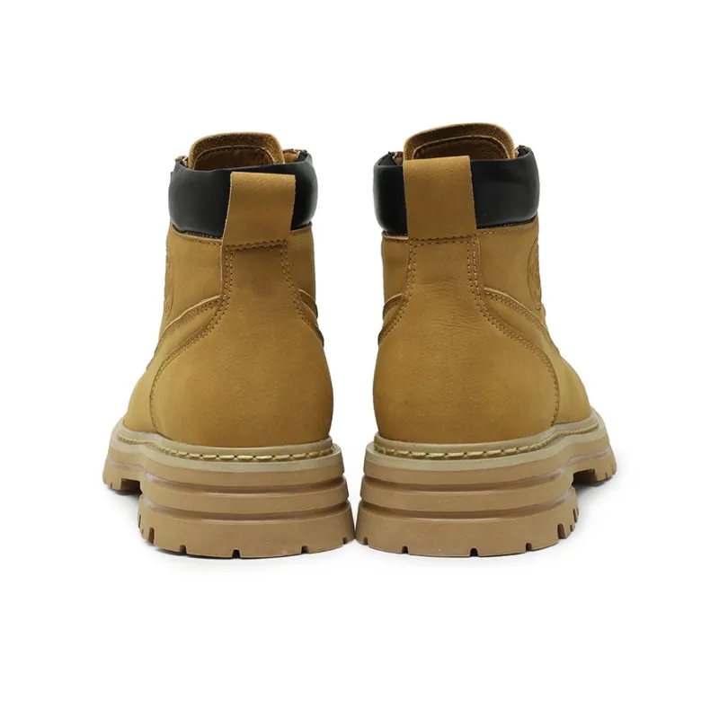 X ZONE Martin Boots Men Yellow-3