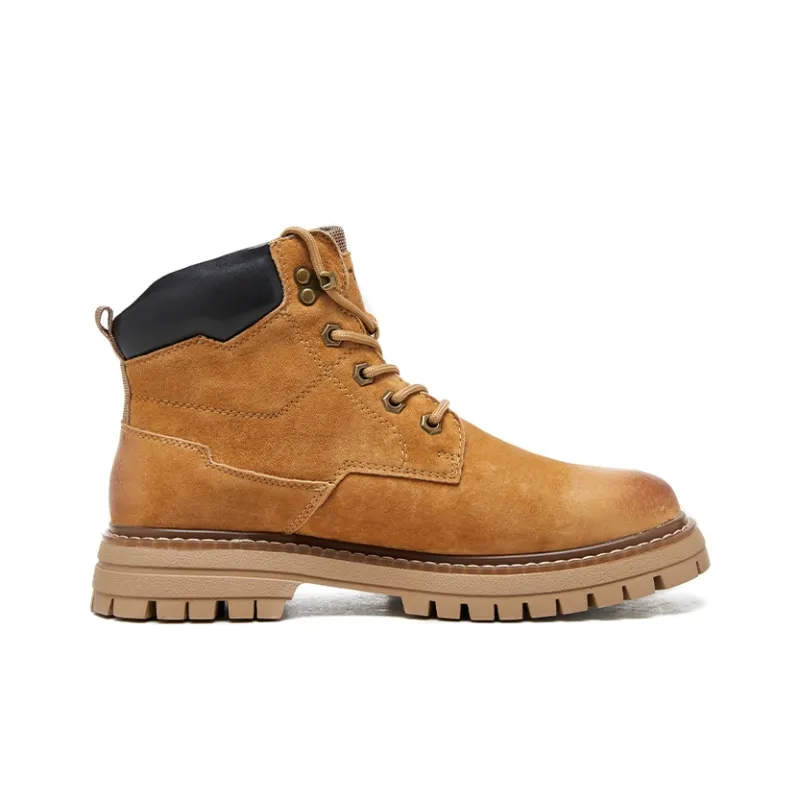 CAMEL Short Outdoor Boots Men's Fleece-Lined-1