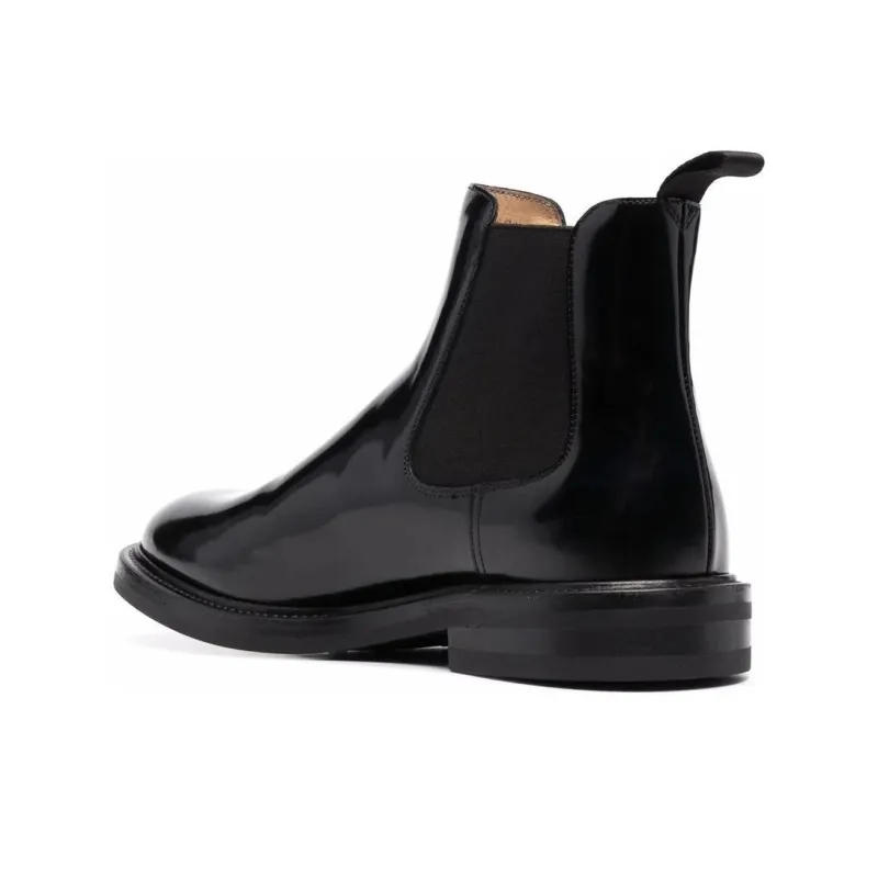SCAROSSO Eric Almond Toe Chelsea Boots-2
