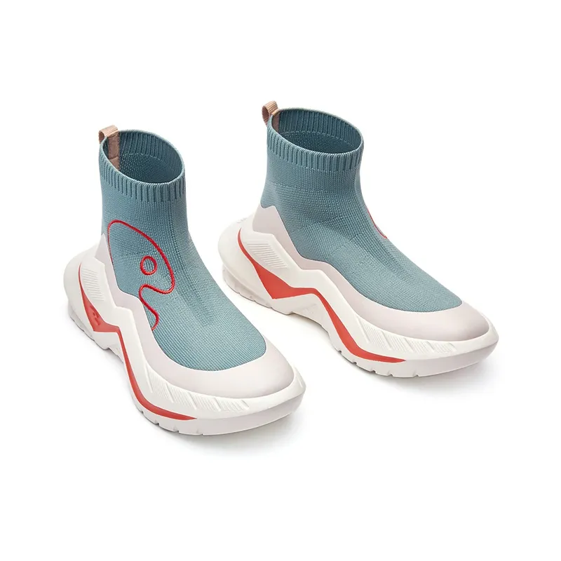 U.IN Painted Travel Shoes-Clarks 4-Color Collection Ankle Boots Unisex-1