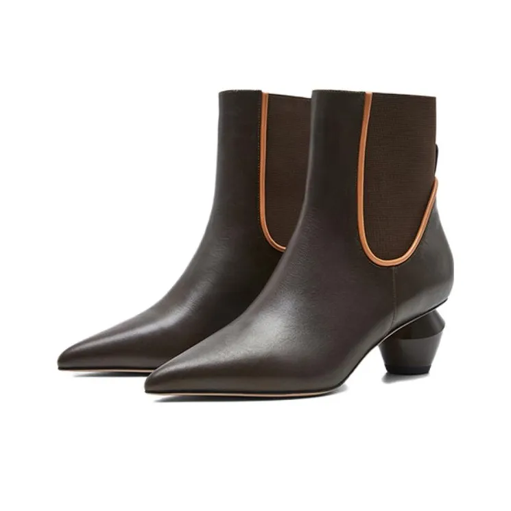 NINE WEST Ankle-Length Chelsea Boots 5.5cm Women's-0