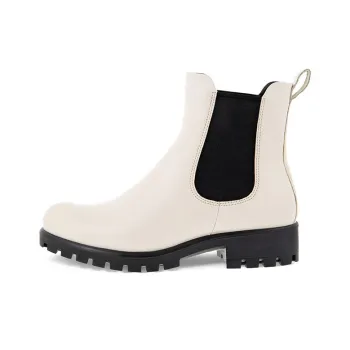 Ecco Modtray Short Chelsea Boots Women's Limestone White