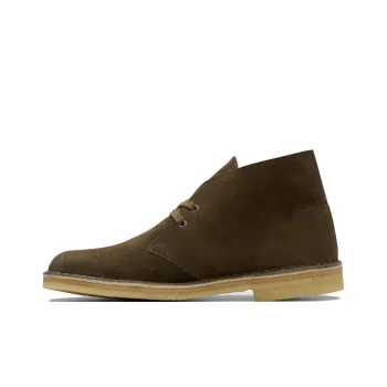 Clarks Originals Desert Boot Dark Khaki Suede
