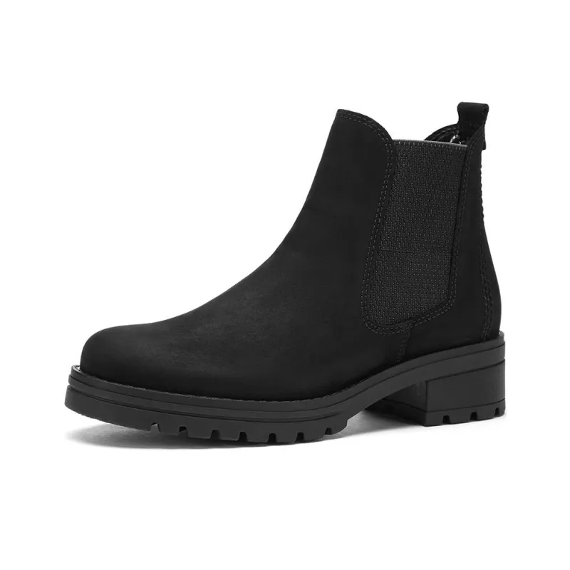 Gabor Short Chelsea Boots 3cm Women's Black-1