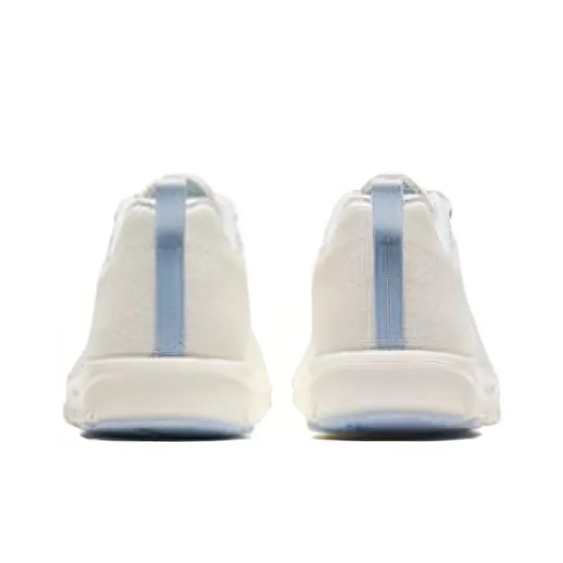Anta Durable Breathable Low Top Running Shoes Women's White Purple Blue-2