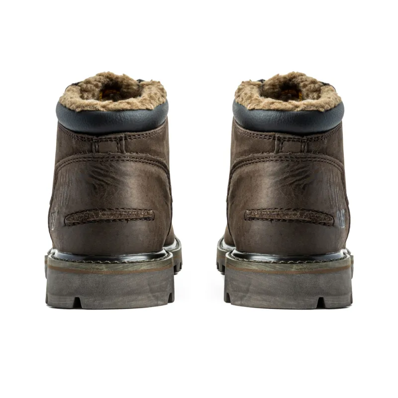 CAT Ankle Length Martin Boot Men's Dark Brown-3