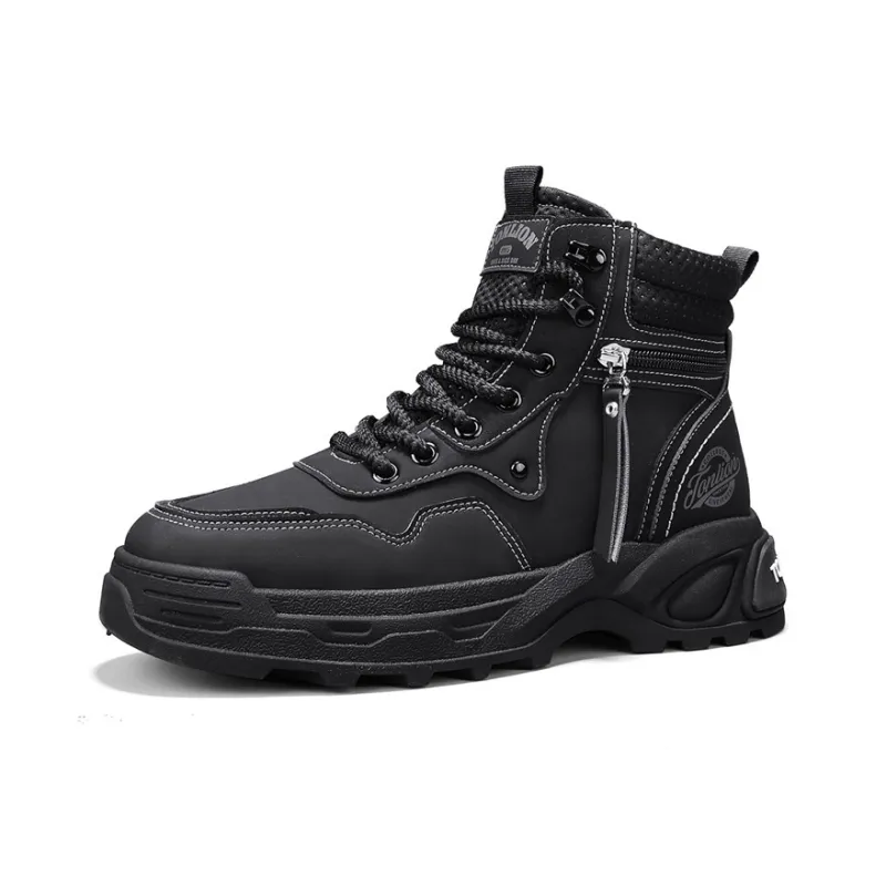 Tonlion Short Martin Boot Men's Black-1