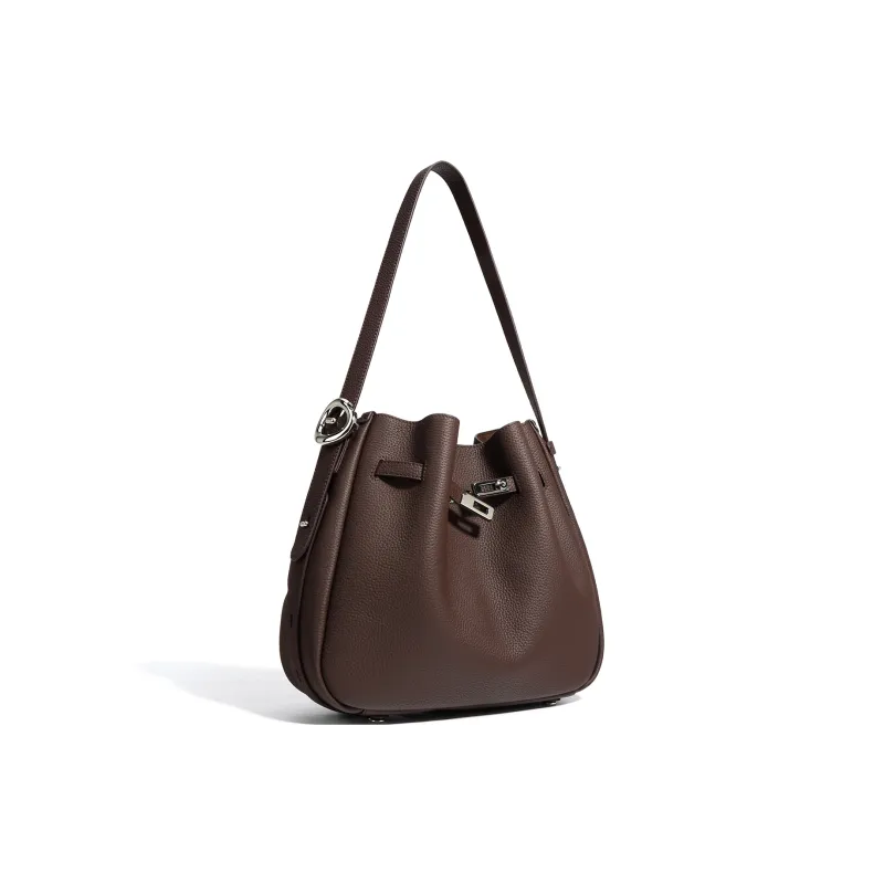 COURONNE Top Grain Cow Leather Portable/One Shoulder/Crossbody Bag Regular Women's Multicolor-7