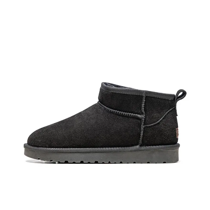 JIETEGONGYANG Coverage Warm Short Snow Boots Men's-8