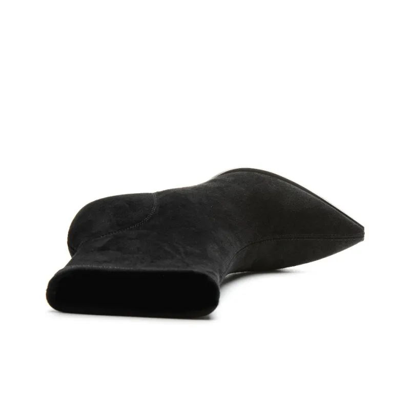 DUSTO Ankle Boots 8cm Women's Black-3