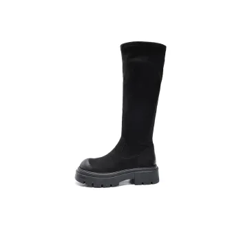 EBLAN Mid Calf Boots Women's Black