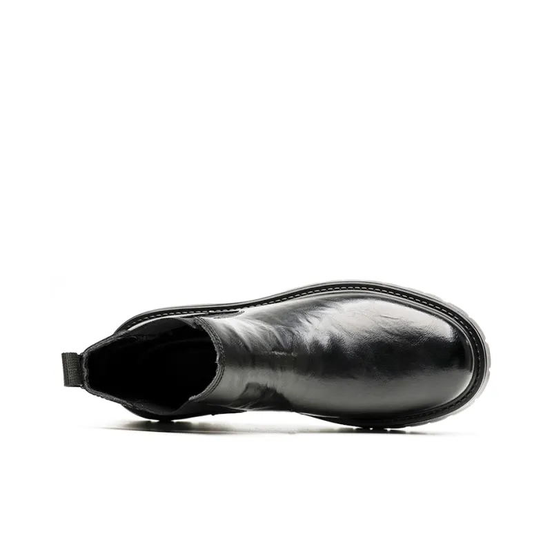 Poitulas Crew Chelsea Boots Men's Black-4