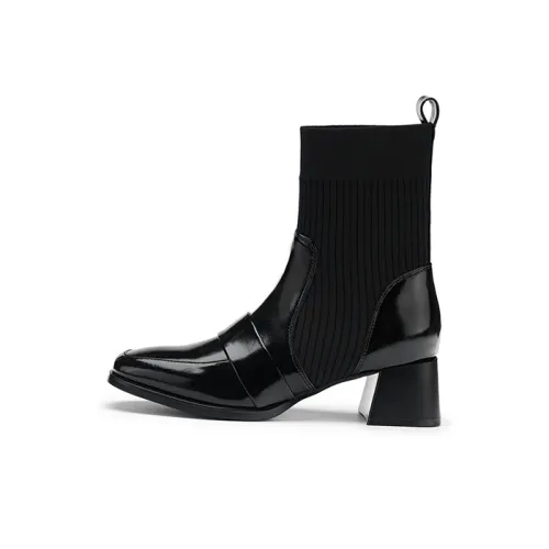 SATURDAY MODE Chelsea Boots Women's Black