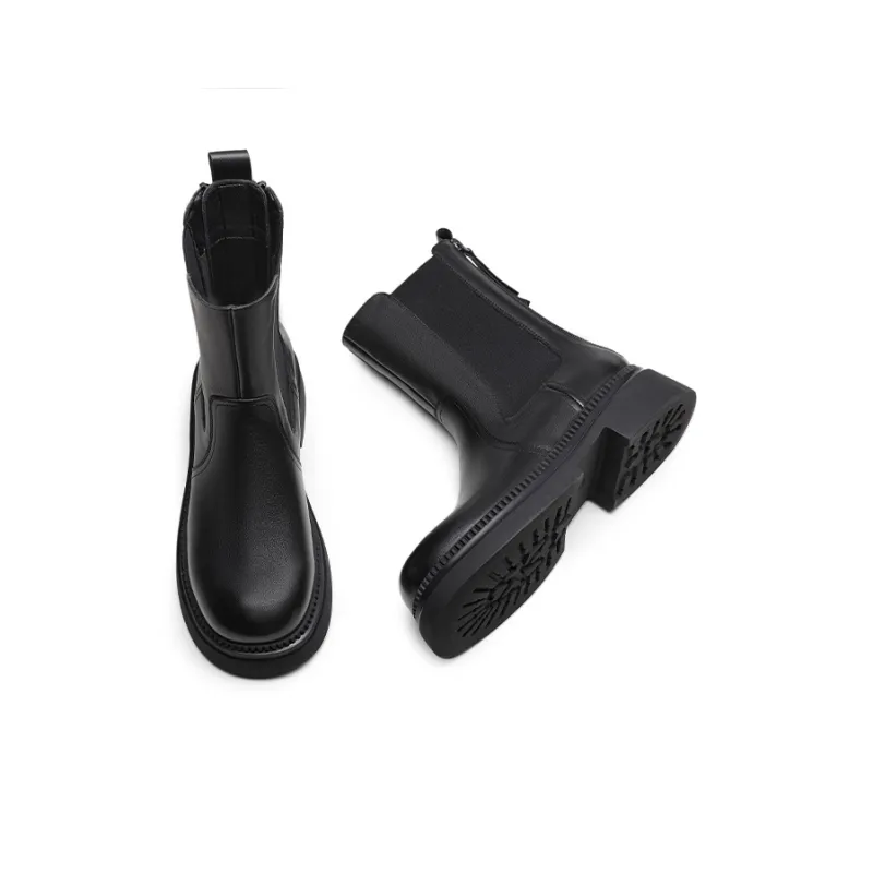 RED DRAGONFLY Chelsea Boots Medium Heel Women's-1