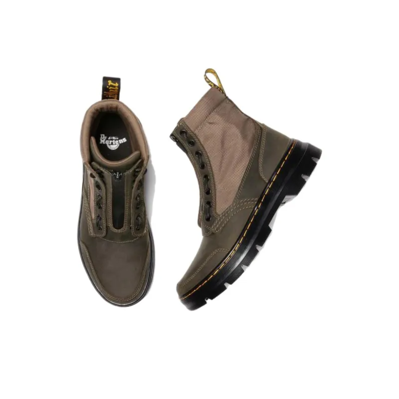 Dr.Martens Short Martin Boot Unisex Khaki Olive Green-3
