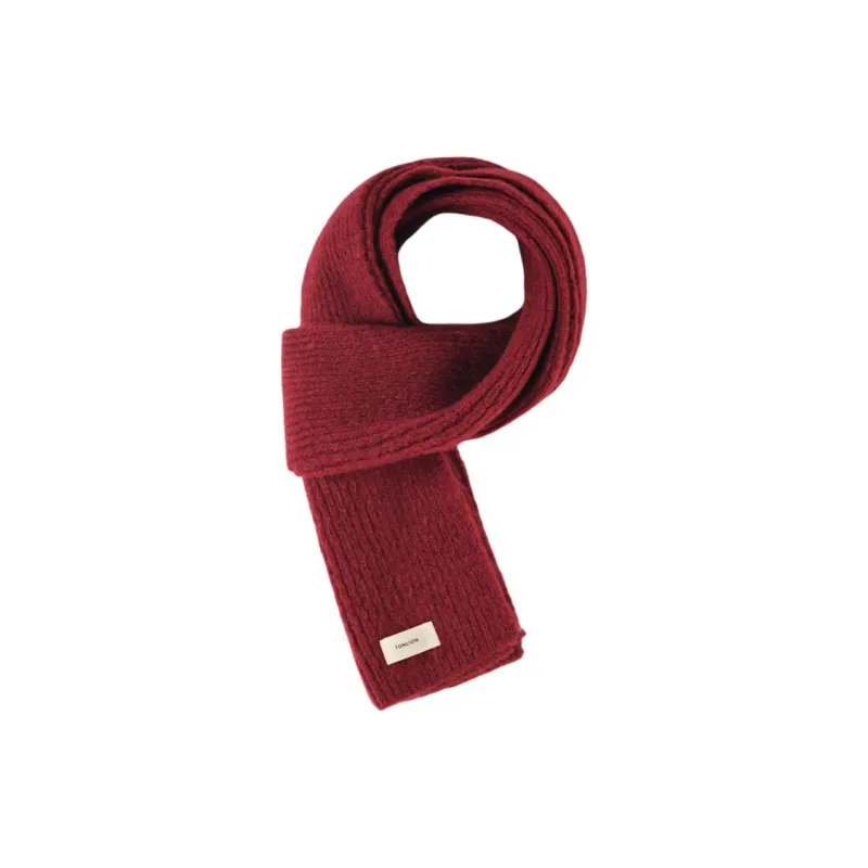 Tonlion Polyester Knit Scarves Women's-8
