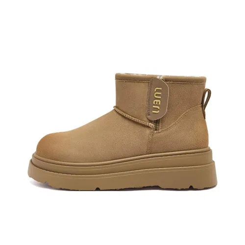AGSDON Warm Short Snow Boots Women's